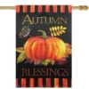 Northlight Autumn Blessings And Pumpkin Outdoor House Flag 40" X 28" -Northlight Store GUEST 01e6ecca 3286 44c3 8f16 ddf11884f83b