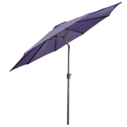 Northlight 9ft Outdoor Patio Market Umbrella With Hand Crank And Tilt - Purple -Northlight Store GUEST 02808348 bfb7 485c 84cc 0c234c5a79db