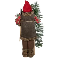 Northlight 48" Santa Claus With Artificial Flocked Alpine Tree Christmas Figure 12 Northlight 48" Santa Claus With Artificial Flocked Alpine Tree Christmas Figure -Northlight Store GUEST 04e167ef 0dbf 46f7 81dc cb00a0a96e56