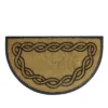 Northlight Black And Brown Swirl Half Round Doormat 17" X 29" 2 Northlight Black And Brown Swirl Half Round Doormat 17" X 29" -Northlight Store GUEST 07097c42 779b 448f 8774 c51f06c2ba7c