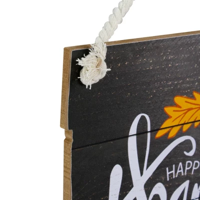 Northlight 15" Wooden 'Happy Thanksgiving' Hanging Wall Sign 4 Northlight 15" Wooden 'Happy Thanksgiving' Hanging Wall Sign - Image 2