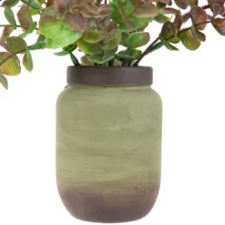 Northlight Real Touch™ Two-Toned Spring Eucalyptus Leaves Artificial Plant In Ceramic Pot 10" -Northlight Store GUEST 0d15c558 ed58 4340 be3d b02bf5a414c6