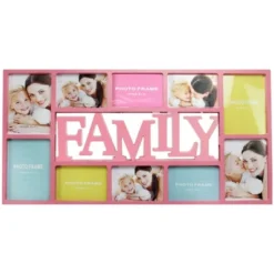Northlight 28.75" Pink "Family" Collage Photo Picture Frame Wall Decoration -Northlight Store GUEST 0fd4053f 6f4e 431d 92a2 74077608a63c