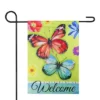 Northlight Welcome Butterflies Outdoor Floral Garden Flag 12.5" X 18" -Northlight Store GUEST 11f8170a efcf 4949 830f e936af109995