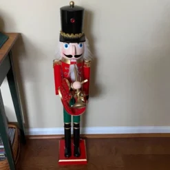 Northlight 36" Red And Green Christmas Nutcracker Soldier With Horn 11 Northlight 36" Red And Green Christmas Nutcracker Soldier With Horn -Northlight Store GUEST 1293009e ccc4 40da 9f65 e0c7c7f99401