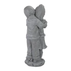 Northlight 19.5" Gray Boy Hugging Girl Outdoor Garden Statue -Northlight Store GUEST 12ab3e27 a3e0 47d2 9980 1b58226a6db6
