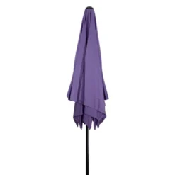 Northlight 8.85ft Outdoor Patio Lotus Umbrella With Hand Crank, Purple -Northlight Store GUEST 12bca6a5 2689 4f5b 8842 7930dc005ee6