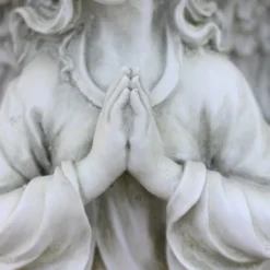 Northlight 24.5" Light Olive Green Praying Angel Decorative Outdoor Garden Statue -Northlight Store GUEST 145aae59 edd4 4538 af5e 11bbd8b6051d