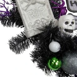 Northlight Purple And Black Spooky Skeleton Pine Halloween Wreath, 24-Inch, Unlit 7 Northlight Purple And Black Spooky Skeleton Pine Halloween Wreath, 24-Inch, Unlit -Northlight Store GUEST 1a5e66fc 35ef 4c06 9d62 6037752b850d