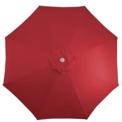 Northlight 9ft Outdoor Patio Market Umbrella With Hand Crank And Tilt, Red -Northlight Store GUEST 1ccfc0e5 9bb2 478f 9ff6 eb9efb2ece86
