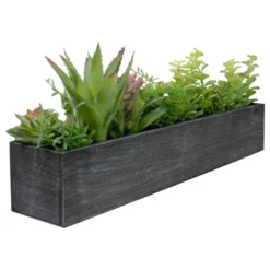 Northlight 23" Artificial Mixed Succulent Plants In A Rectangular Planter -Northlight Store GUEST 1ed79176 5464 4608 a061 e2f4065fbd85