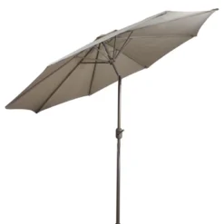 Northlight 9ft Outdoor Patio Market Umbrella With Hand Crank And Tilt - Taupe -Northlight Store GUEST 1fffe964 a695 4eaf 80a1 3b546e13d4d5