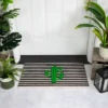 Northlight Green Cactus Striped Natural Coir Outdoor Doormat 18" X 30" -Northlight Store GUEST 20304f30 4a57 4010 8964 e82aee4bb86e