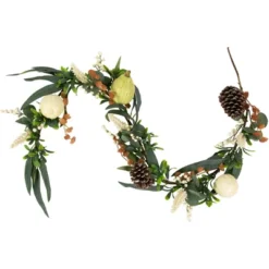 Northlight 5' X 6" Green Gourds And Foliage Artificial Fall Harvest Garland - Unlit -Northlight Store GUEST 23b5239b 64a3 45a5 a200 61431bd8d536