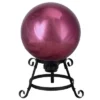 Northlight 10" Mirrored Burgundy Outdoor Patio Garden Gazing Ball -Northlight Store GUEST 2426ba9e 9a4e 4a65 b281 96111f714bcf