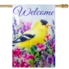 Northlight Welcome Yellow Finch Spring Outdoor House Flag 28" X 40" -Northlight Store GUEST 246501a4 183d 4351 84cf 6e17363a7ea4