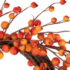 Northlight Orange Berries And Twig Artificial Fall Harvest Wreath 14- Inch, Unlit -Northlight Store GUEST 246a439f 83f0 4ac7 8566 37a742e724a0