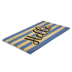 Northlight Natural Coir "Hello" Outdoor Rectangular Doormat 18" X 30" -Northlight Store GUEST 2494952a afa0 4bd4 a85b cb790c3da834