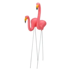Northlight 2ct Tropical Flamingo Outdoor Garden Lawn Stakes 30" - Pink -Northlight Store GUEST 24a4d735 202a 455e b75e adb15271d89a
