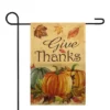 Northlight Orange Pumpkins Give Thanks Autumn Harvest Garden Flag 12.5" X 18" -Northlight Store GUEST 28d8e8ba 7cab 4904 810c 25a2e0237e2d