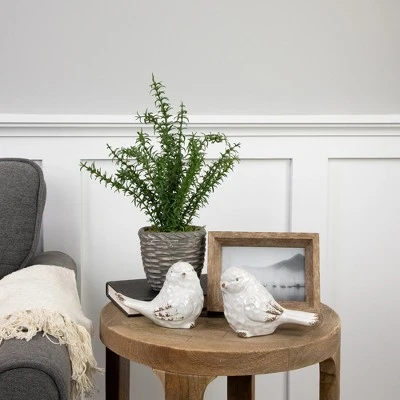 Northlight Real Touch™ Artificial Thyme Plant In Gray Ceramic Pot - 15" 3 Northlight Real Touch™ Artificial Thyme Plant In Gray Ceramic Pot - 15"