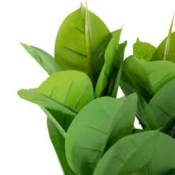 Northlight 51" Artificial Green And Brown Potted Rubber Plant -Northlight Store GUEST 394488e7 523f 4170 88ce fb6746b4bb02