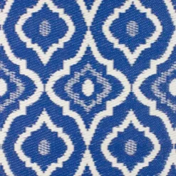 Northlight 4' X 6' Blue And White Geometric Rectangular Outdoor Area Rug -Northlight Store GUEST 3a62e7a7 fa75 430a b67b 478cb8a344d6