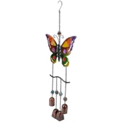 Northlight 24" Purple And Bronze Butterfly Outdoor Garden Windchime -Northlight Store GUEST 3af8020f 1f31 4722 91bc 4db0849c41a1