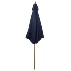 Northlight 9ft Outdoor Patio Market Umbrella With Wooden Pole, Navy Blue -Northlight Store GUEST 3b3542c7 293e 4dfb a162 3b267758d93b
