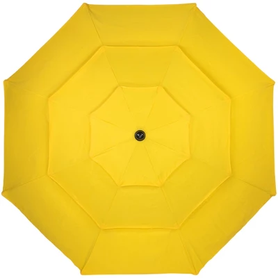 Northlight 9.75ft Outdoor Patio Market Umbrella With Hand Crank And Tilt, Yellow 3 Northlight 9.75ft Outdoor Patio Market Umbrella With Hand Crank And Tilt, Yellow