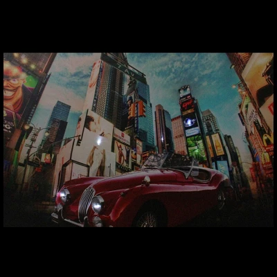 Northlight LED Lighted NYC Times Square 7th Avenue Classic MG Car Canvas Wall Art 15.75" X 23.5" 3 Northlight LED Lighted NYC Times Square 7th Avenue Classic MG Car Canvas Wall Art 15.75" X 23.5"
