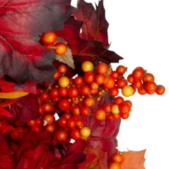 Northlight Leaves And Flowers Fall Harvest Wreath - 24-Inch, Unlit 7 Northlight Leaves And Flowers Fall Harvest Wreath - 24-Inch, Unlit -Northlight Store GUEST 41999639 e66a 4075 81ef 66879708c275