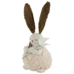 Northlight 14" Beige And Brown Plush Easter Bunny Rabbit Holding A Carrot Spring Figure -Northlight Store GUEST 41b62310 4518 4824 87eb fdafd921363c