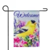 Northlight Welcome Yellow Finch Spring Outdoor Garden Flag 12.5" X 18" -Northlight Store GUEST 424a94ad 8a2f 4dcc b55d df2eda9caf0c