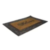 Northlight Brown And Black Swirled Rectangular Welcome Doormat 35" X 23" -Northlight Store GUEST 44e736eb e5a6 47e0 93c0 e7a7781edd35