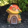 Northlight 6.25" Orange Mushroom House Outdoor Garden Statue -Northlight Store GUEST 44f697d0 3d53 4a99 a126 8011df4622c8