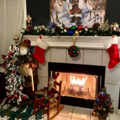 Northlight 48" Santa Claus With Artificial Flocked Alpine Tree Christmas Figure 15 Northlight 48" Santa Claus With Artificial Flocked Alpine Tree Christmas Figure -Northlight Store GUEST 4573ed3d ad99 419b 94dd a91d2eaabd56