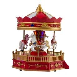 Northlight 9.25" LED Lighted Animated And Musical Carousel Christmas Village Display Piece 10 Northlight 9.25" LED Lighted Animated And Musical Carousel Christmas Village Display Piece -Northlight Store GUEST 46079143 9aa8 4b2a 9456 b72caabc6c8a