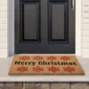 Northlight Natural Coir Merry Christmas Snowflake Doormat 18" X 30" -Northlight Store GUEST 464aca15 64c6 4d76 bcb9 a62988c5fa89