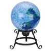 Northlight 9.25" Black Scroll Designed Garden Gazing Ball Outdoor Patio Stand -Northlight Store GUEST 478dce22 e166 4e86 8f19 0beb2426109d