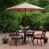 Northlight 9' Outdoor Patio Market Umbrella - Beige/Cherry Wood -Northlight Store GUEST 4c0611e0 e5ef 4ed5 b7e7 8239e20660fe