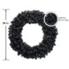 Northlight 36" Black Colorado Spruce Artificial Halloween Wreath - Unlit -Northlight Store GUEST 4c8f124b 6ff5 4683 a165 ffdfa7fed134