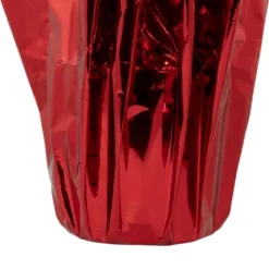 Northlight 22" White Artificial Christmas Poinsettia Flowers With Red Wrapped Base -Northlight Store GUEST 509c5cf2 a3be 411e b3ec 2a9b4f1301a2