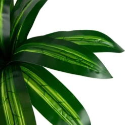 Northlight 27" Artificial Dracaena Plant In Square Rattan Pattern Ceramic Pot -Northlight Store GUEST 521932ed 3eb6 4128 8003 3b93e4b439f5