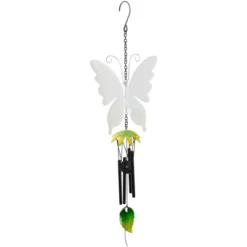 Northlight 15.75" Green Metal Butterfly Outdoor Garden Windchime -Northlight Store GUEST 531e762a 4e98 4ac5 af5f d1d39b1a789c
