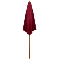 Northlight 8.5ft Outdoor Patio Market Umbrella With Wooden Pole, Burgundy -Northlight Store GUEST 5367c1c8 4c1d 475f b2e0 f19b225913f2