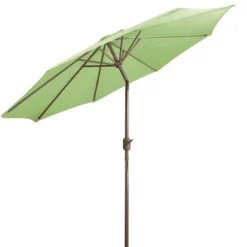 Northlight 9ft Outdoor Patio Market Umbrella With Hand Crank And Tilt, Sage Green -Northlight Store GUEST 55b6766f adb3 4046 bd25 b887844bb28c