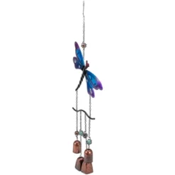 Northlight 24" Purple And Bronze Dragonfly Outdoor Garden Windchime -Northlight Store GUEST 5685cd29 9770 406d 9dae 9b7355ac0b11