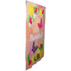 Northlight Life Is Beautiful Pink Floral Outdoor House Flag 28" X 40" 7 Northlight Life Is Beautiful Pink Floral Outdoor House Flag 28" X 40" -Northlight Store GUEST 5869c449 7071 4751 a922 a2c5f5a6de5f