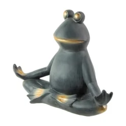 Northlight 12.25" Frog In Lotus Yoga Position Garden Statue -Northlight Store GUEST 58bb7249 a9b4 4c0c a3b4 11e71262fc34
